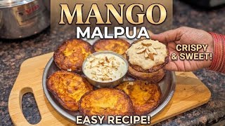 Mango Malpua Recipe | Super Soft Mango Malpua | Malpua Sweet Recipe |Easy Aam Malpua | Happy Kitchen screenshot 5