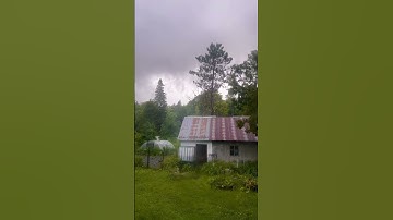 Scud clouds coming together with rotation  45 mins after our tornado  warning. #storms #ontario