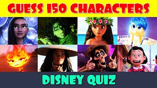 Guess the Disney Characters | Can You Name These 150 Disney Characters? by The Quiz Channel 14,420 views 2 weeks ago 22 minutes