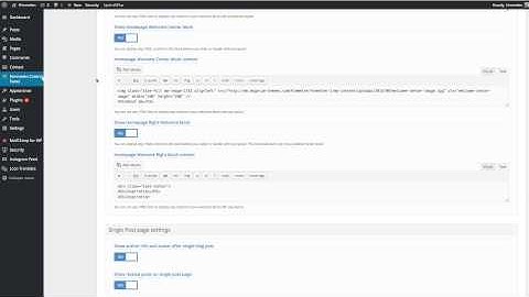 Himmelen - Premium WordPress theme Admin Panel Video demonstration