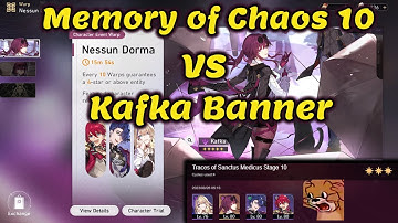 Memory of Chaos 10 vs "Nessun Dorma" (Kafka Banner) | Honkai: Star Rail