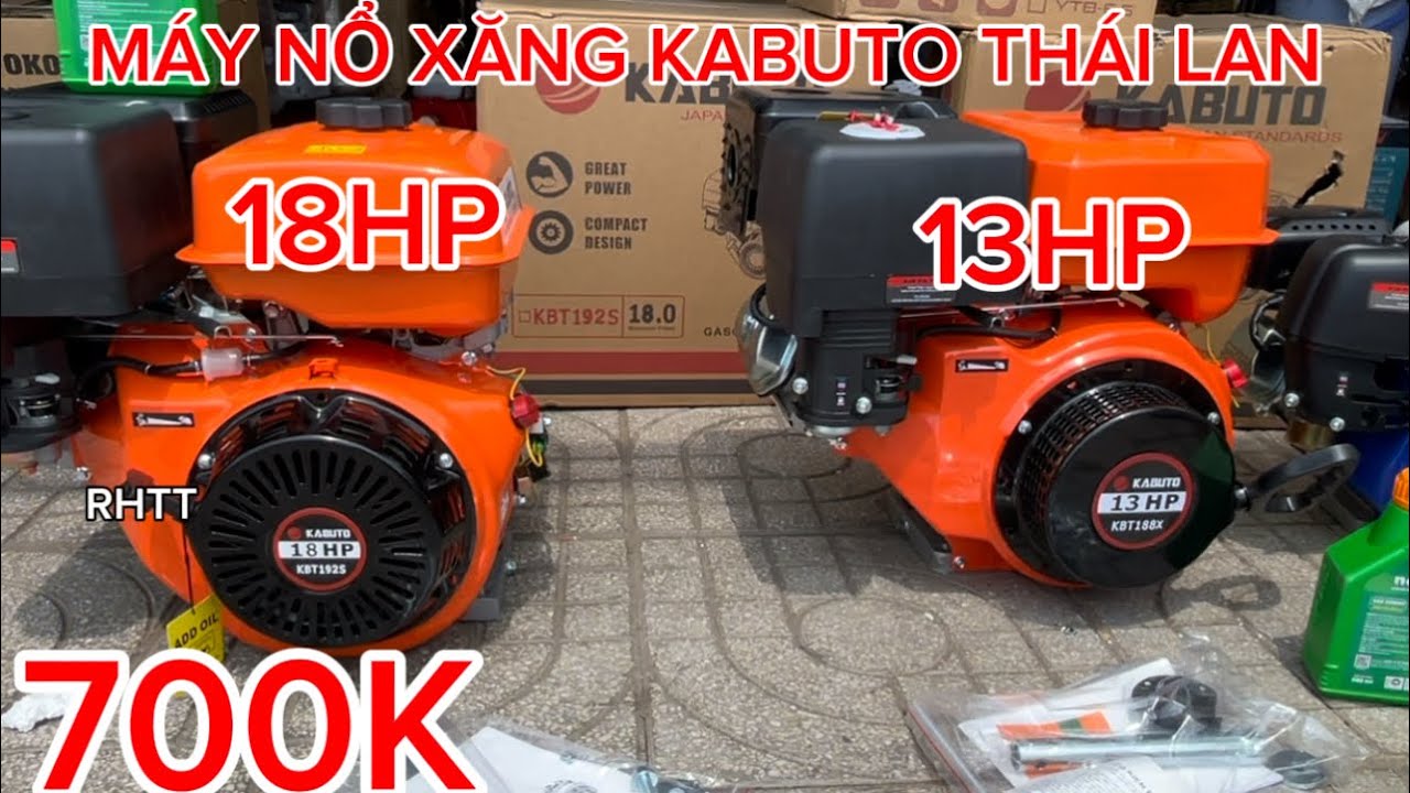 💥💥MÁY NỔ XĂNG KABUTO THÁI LAN 13HP 18HP CỐT THẲNG,TẢI HẠNG NẶNG,LÀM VIỆC LỚN BAO CHẤT LƯỢNG,HIỆU QUẢ
