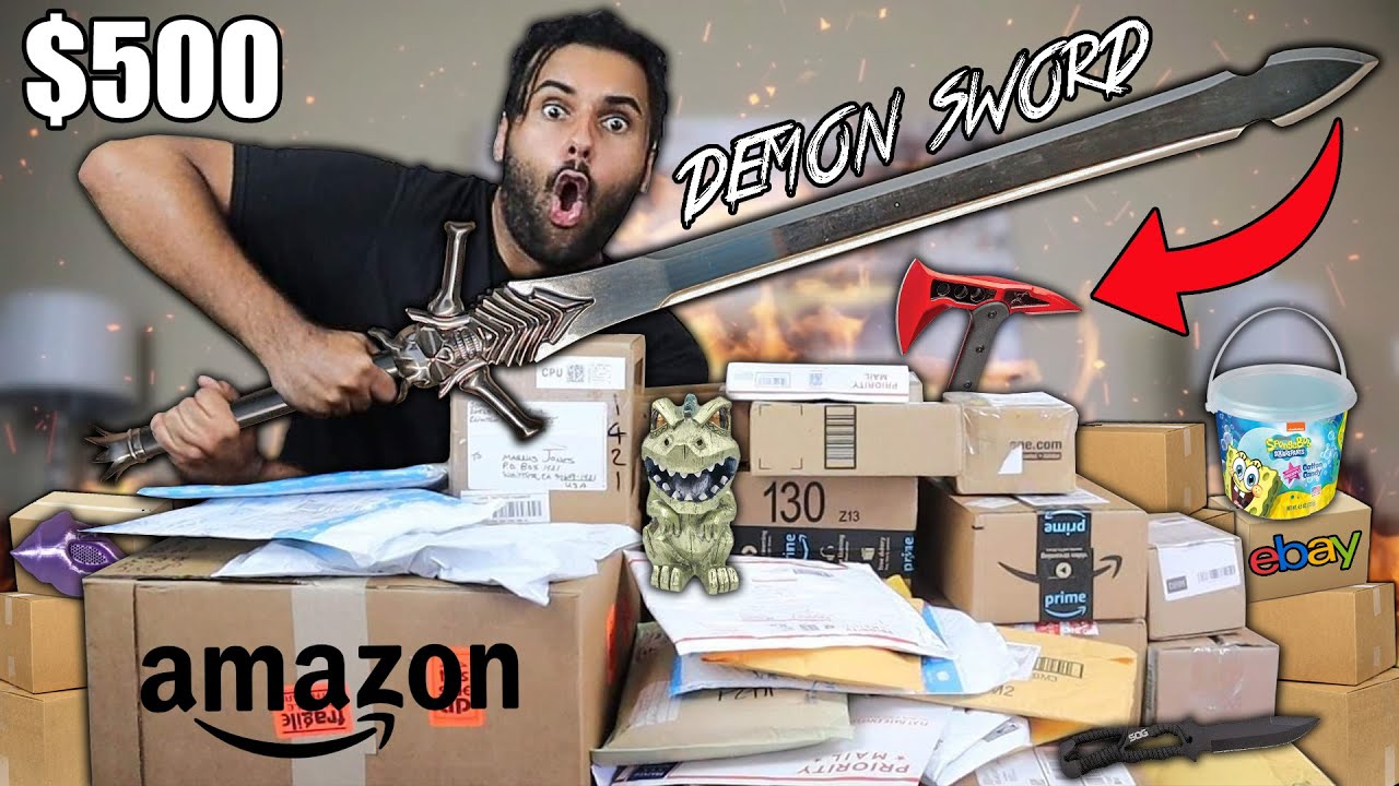 Someone Sent Me PACKAGES Filled With WEAPONS FROM HELL!! *I CAN'T BELIEVE WHAT SOMEONE SENT...*