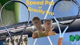 HEAD Gravity Pro vs Speed Pro (tournament of racquets)