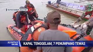 7 Penumpang Tewas Dalam Peristiwa Kapal Tenggelam