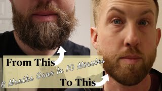 How To Trim Your Beard (Removing Length Tutorial)