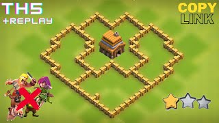 Town Hall 5 Th5 Farmingtrophy Base Copy Link New Best - Clash Of Clans