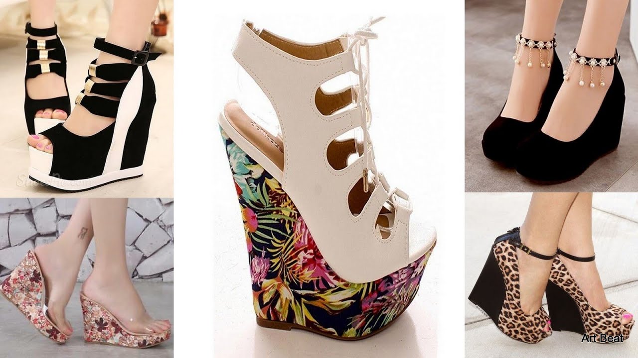 Women Super Sandals Fashion High Wedge Heel Clear Open Toe Club Dance Shoes  Mul | eBay