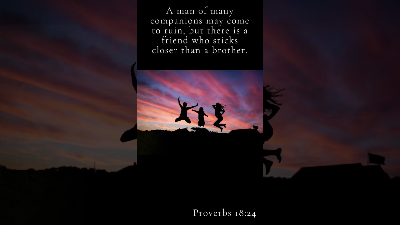 3 Inspirational verses from the Bible about Friendship 