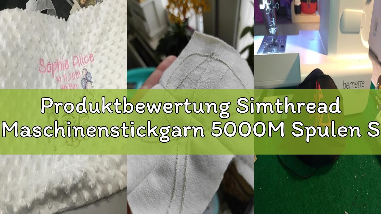 New brothread 80 Spulen Polyester Maschinen Stickgarn 1000M Jeder Spule
