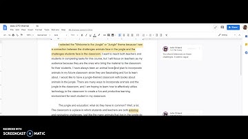 Google Docs as a collaborative writing tool