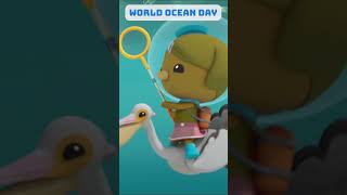 Cleaning up the sea 🌊  | Underwater Sea Education | #shorts #octonauts #WorldOceanDay