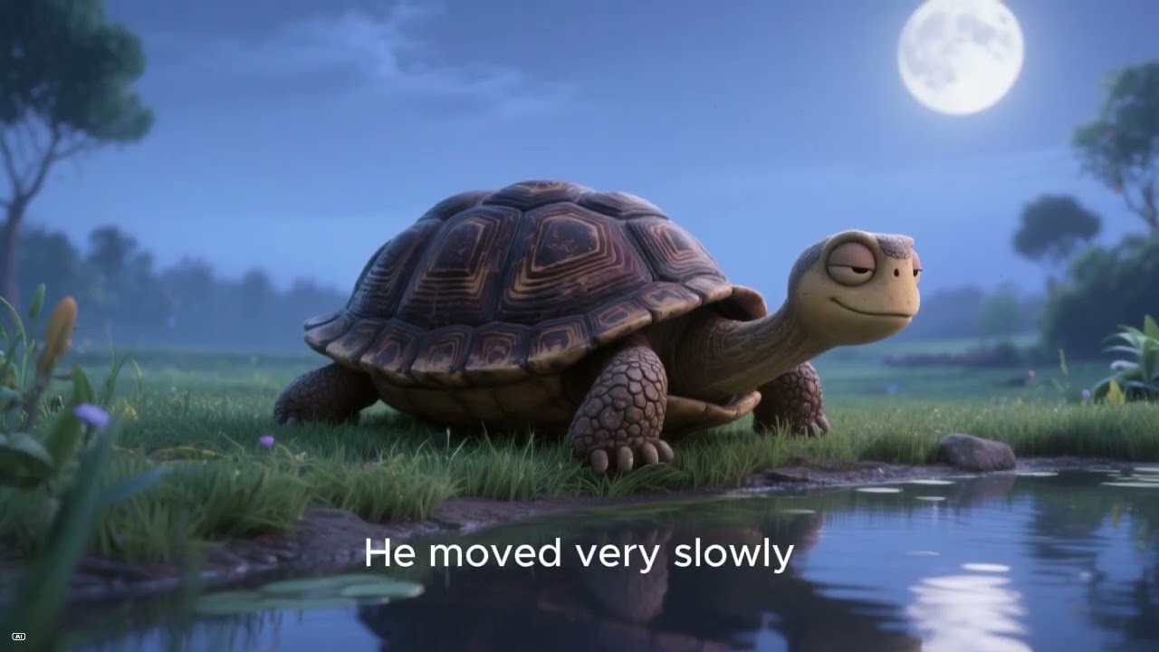 The Slow Tortoise – Short ESL Bedtime Story for Kids