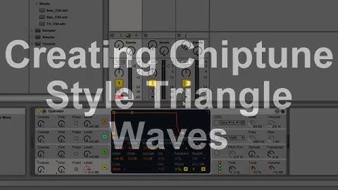 Creating Chiptune Triangle Waves