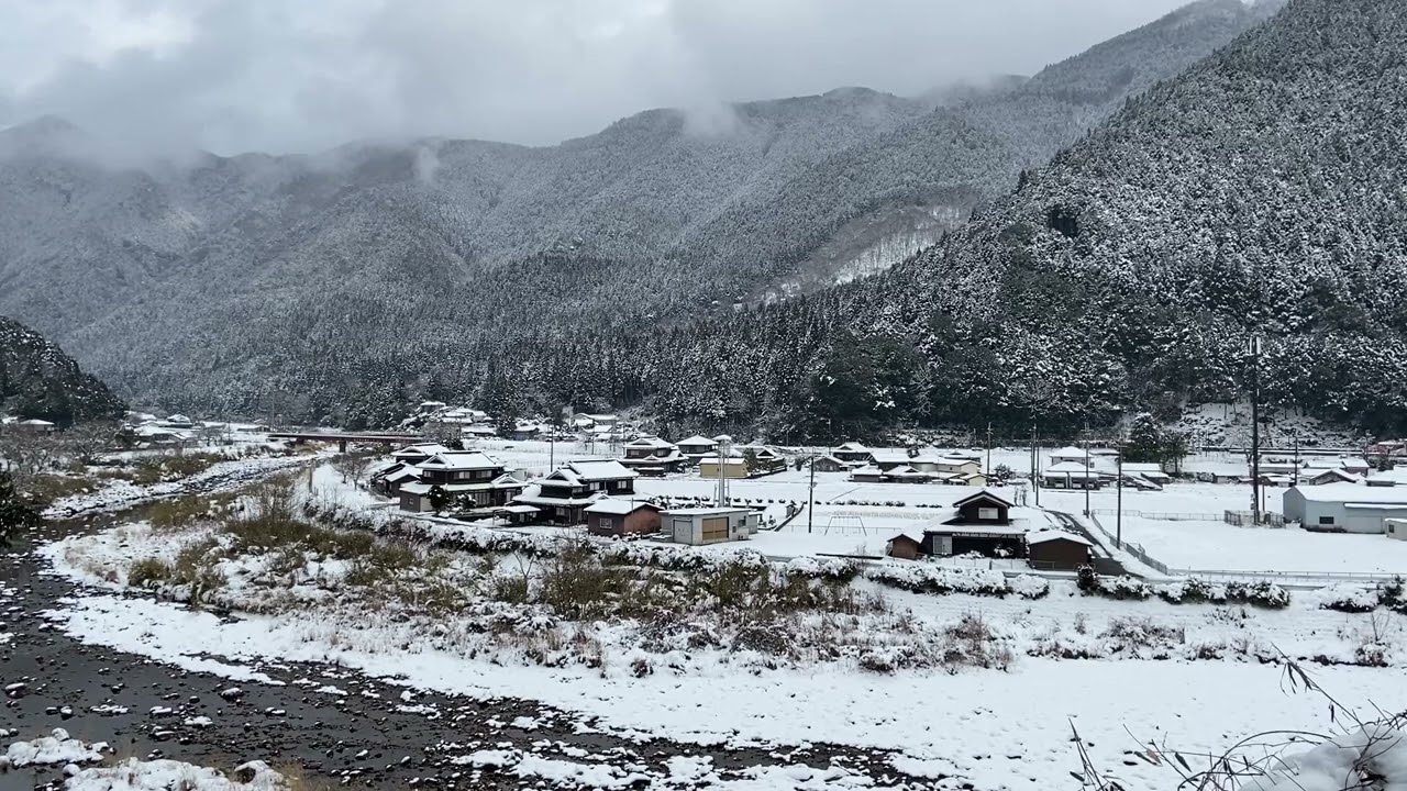 播但線 228D キハ40 長谷駅到着〜発進　2026.2.9