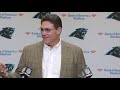 Ron Rivera Gets Emotional in Final Press Conference | Panthers