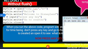 using of flush ,strip function in data file handling by Mr  Kapil Dev
