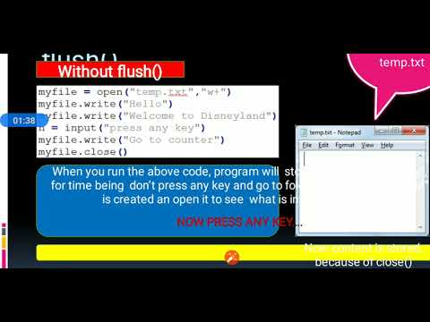using of flush ,strip function in data file handling by Mr  Kapil Dev