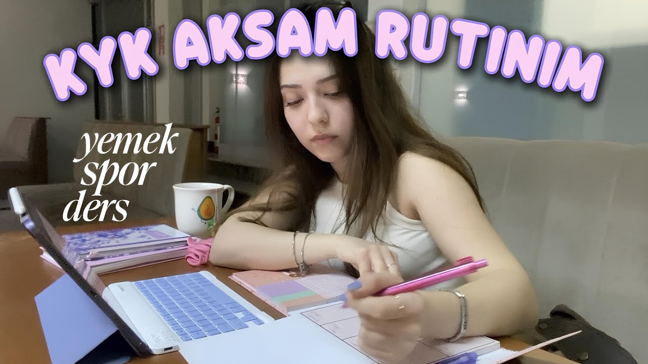 KYK Akşam Rutinim | verimli bi gün | bu yurda asigim #kykvlog