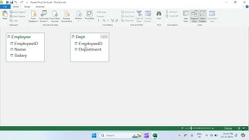 How to create relationships within Excel Sheets using the Excel Data Model