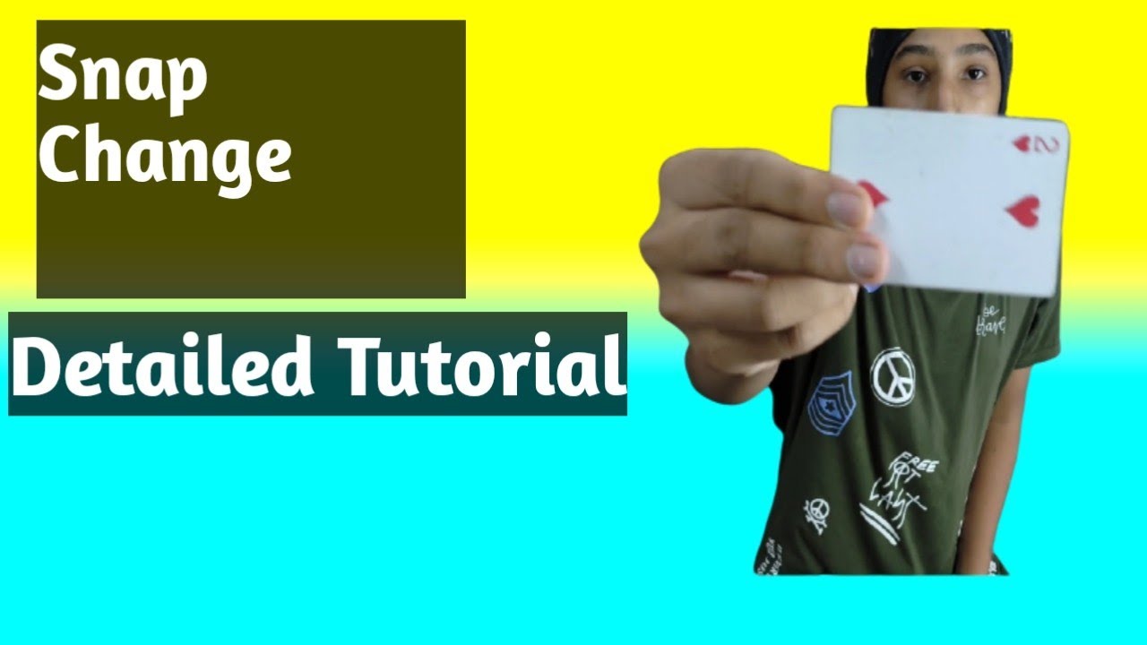 Snap Change Full Detailed Tutorial - YouTube