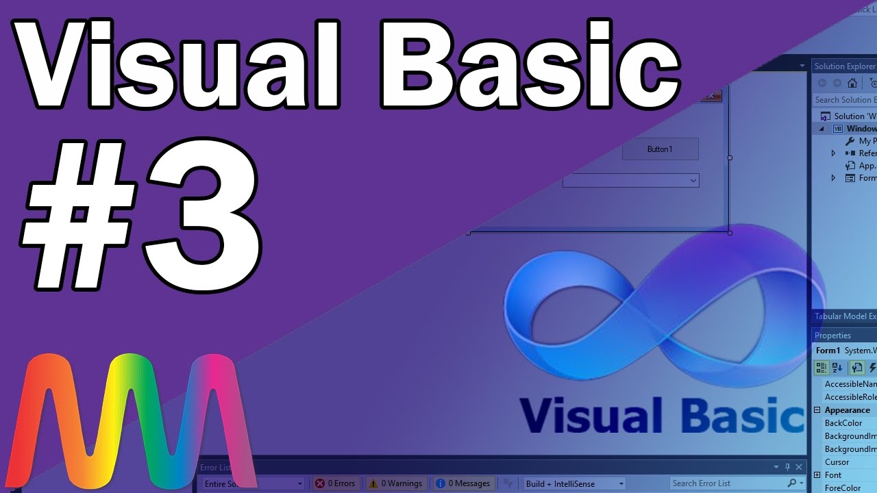Visual Basic (Aula 3) Aula de Programação para Iniciantes - Usando ...