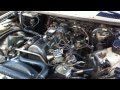 1985 mercedes 300D Turbo engine view and cold start W123 OM617