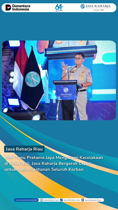 KMP Tunu Pratama Jaya Mengalami Kecelakaan di Selat Bali, Jasa Raharja Jamin Santunan Seluruh Korban