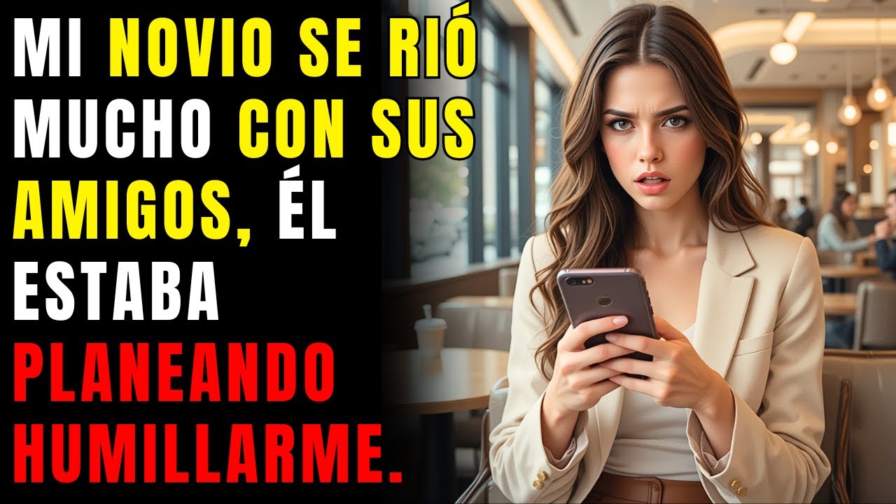 MI NOVIO SE RIÓ MUCHO CON SUS AMIGOS, ÉL ESTABA PLANEANDO HUMILLARME. 