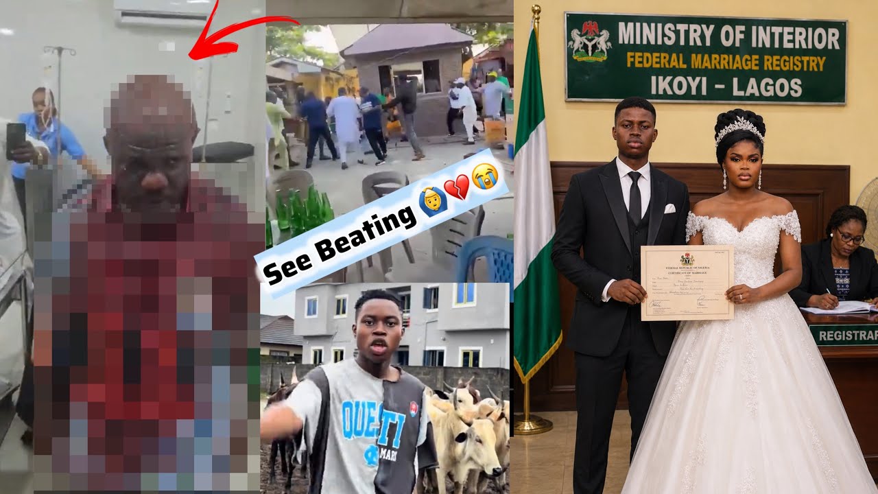 Peller Court Wedding Today & Mr Tempo Mudi Beaten in Warri After Promising Peller 10 Cows