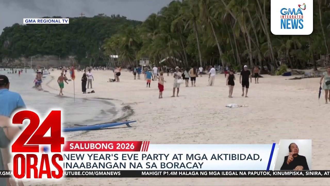 New Year’s Eve party at mga aktibidad, inaabangan na sa Boracay | 24 Oras