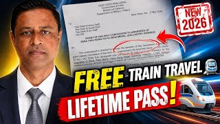 HOW TO FREE TRAIN TRAVEL LIFETIME PASS! SENA MEDAL WINNERS! MOD ORDER PASSED 03/03/2026