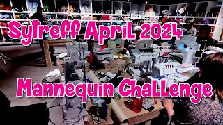 Stofflykkes Sytreff april 2024, mannequin challenge!