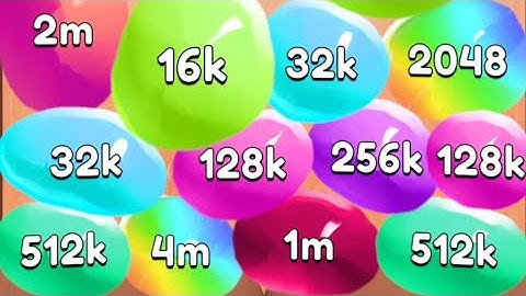 Jelly 2048 Blob Merge 3d Gameplay Android iOS