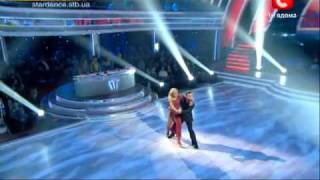 Танцы со звёздами 1й эфир - Лилия Ребрик и Андрей