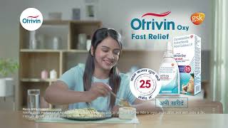 Otrivin Oxy Fast Relief - Food Hindi 20 Sec