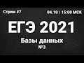 ЕГЭ по информатике 2021.07 Задание 3
