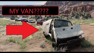 ESCAPING POLICE IN TERRIBLE VEHICLE'S ONLY  (BeamNG.drive)