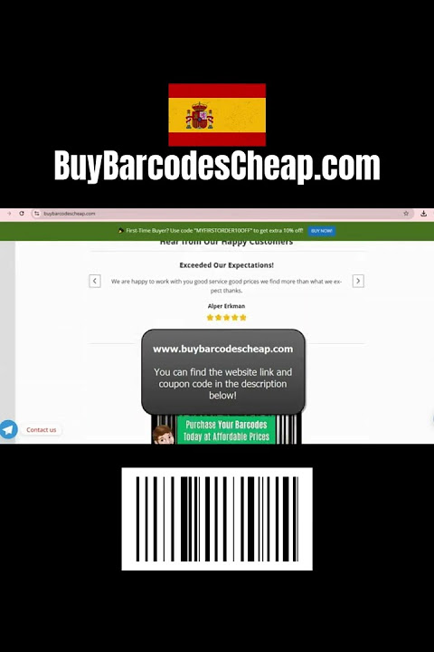 BUY UPC EAN BARCODES IN SPAIN #shorts #buyeancodes #spain #upc #ean
