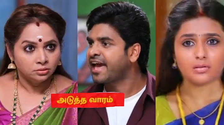 ponni serial next week 26th to 28th promo review
