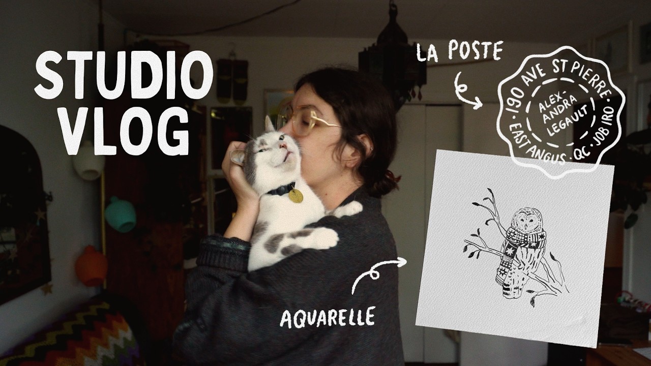 vivre de son art ✹ une journée au studio