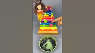 Marble Run Xylophone ASMR – Gentle Notes & Smooth Rolling 🎵 #asmr #satisfying #marblerun #shorts