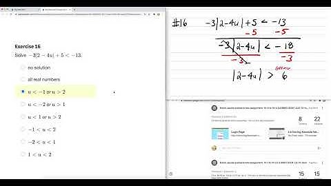 Part 2 Solving and Graphing Absolute Value Inequalities