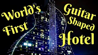 The New Hard Rock Guitar Hotel is Open! | Resort Tour | Light Show | Hollywood, Florida