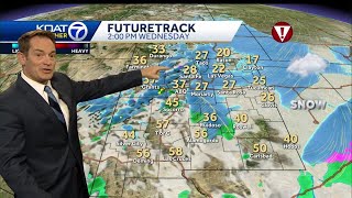 Widespread winter storm warnings in effect into Thursday morning