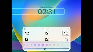 iOS 16 Lock Screen on iPadOS 16 beta 1 (NO Jailbreak) screenshot 4