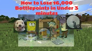 How to Lose 16,000 Battlepoints in Under 3 Minutes| A Gamingboi Production