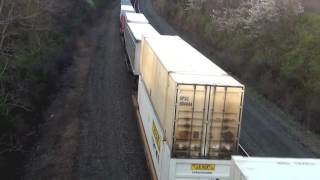 Csx Stack Train Overhead View