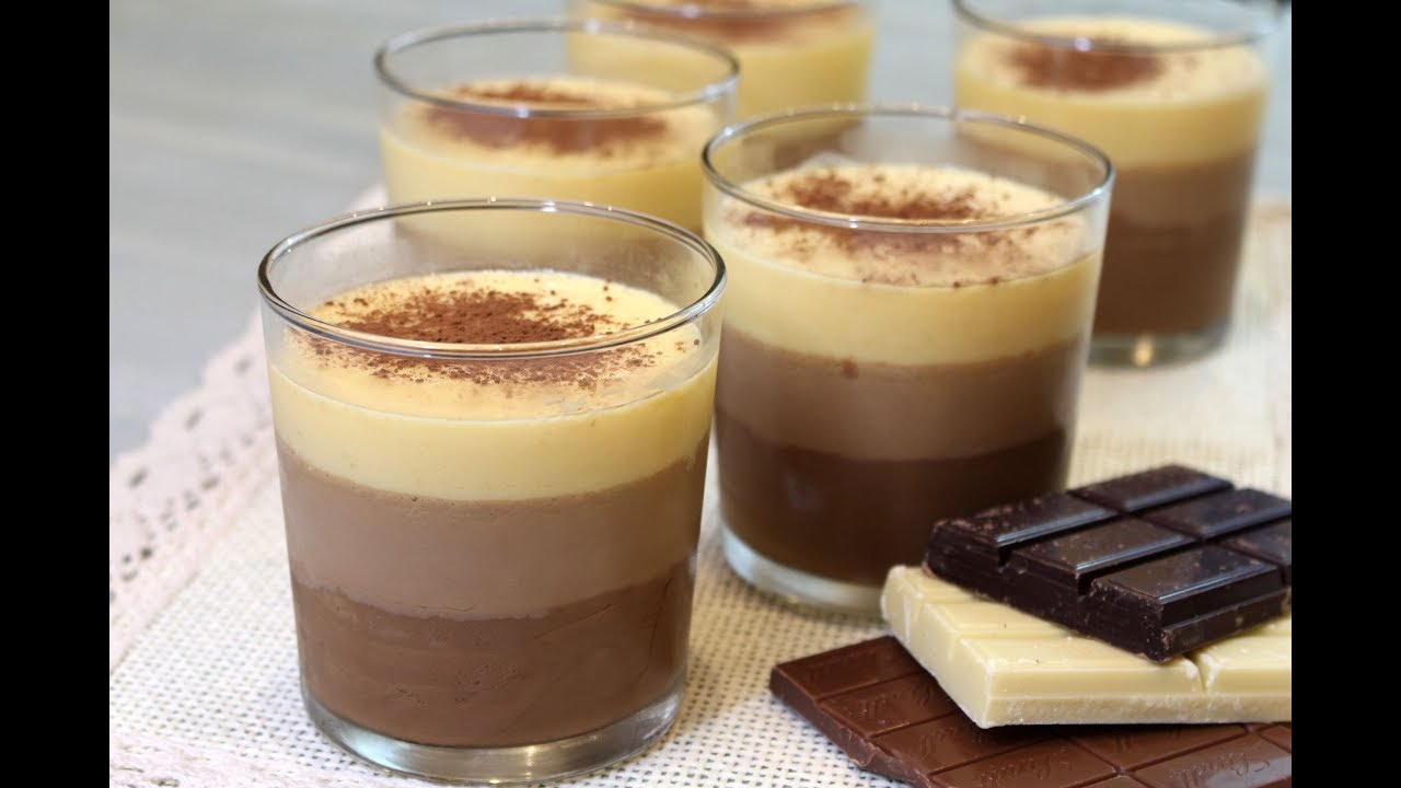 RIQUÍSIMO flan 3 chocolates con Thermomix
