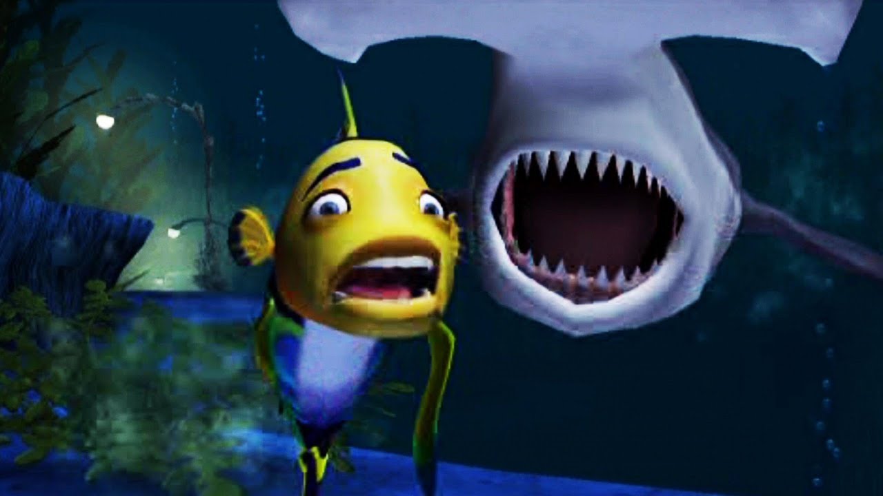 Shark Tale Game Movie (All Cutscenes)